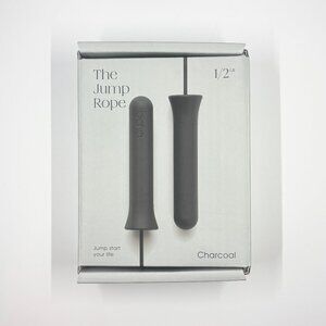 New in Box Bala Weighted Jump Rope in Charcoal Gray Fitness Cardio HIIT Training